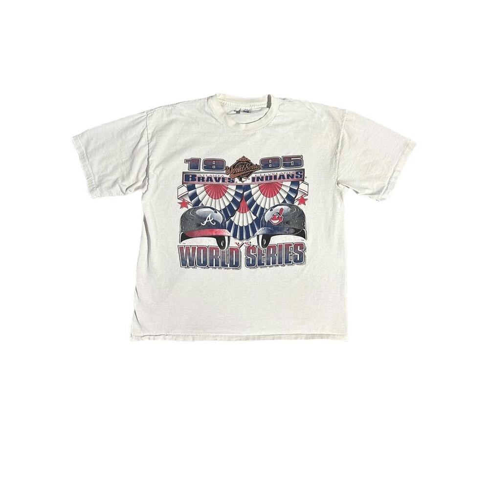 1995 Cleveland Indians Boxy Shirt (MADE IN USA)